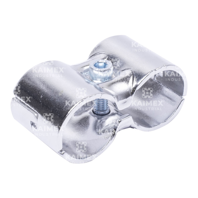 Unión doble c/adaptador plástico cromada