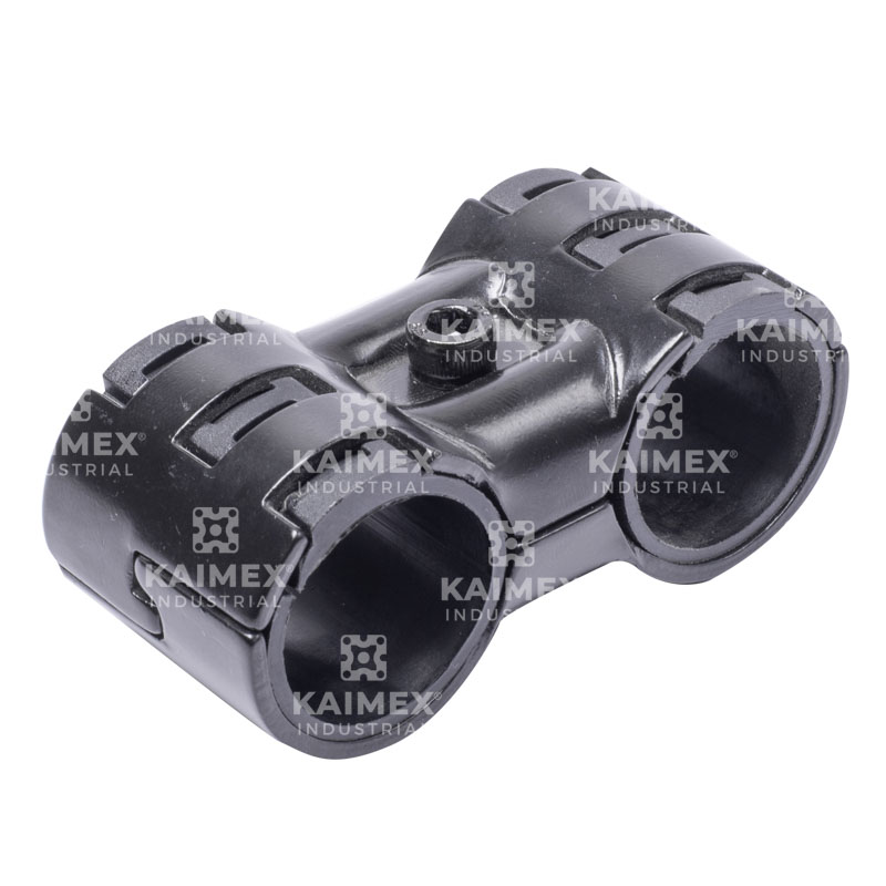 Union tipo bisagra doble negro