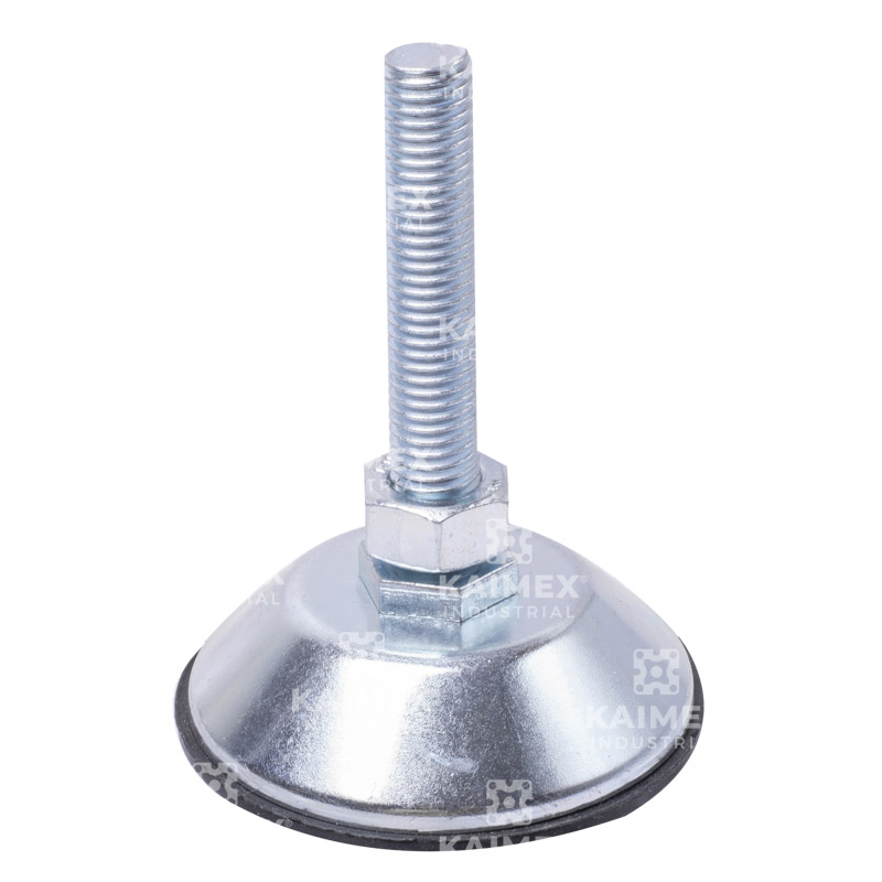 Pata niveladora12mm/d70 antiderrapante 