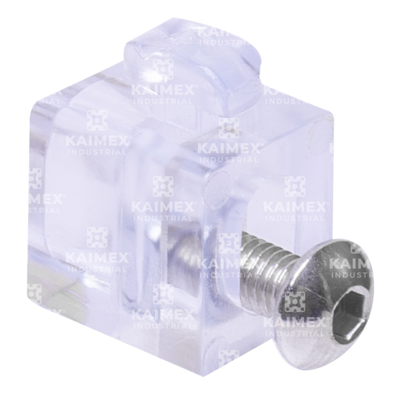 Bloque para montaje R6 transparente