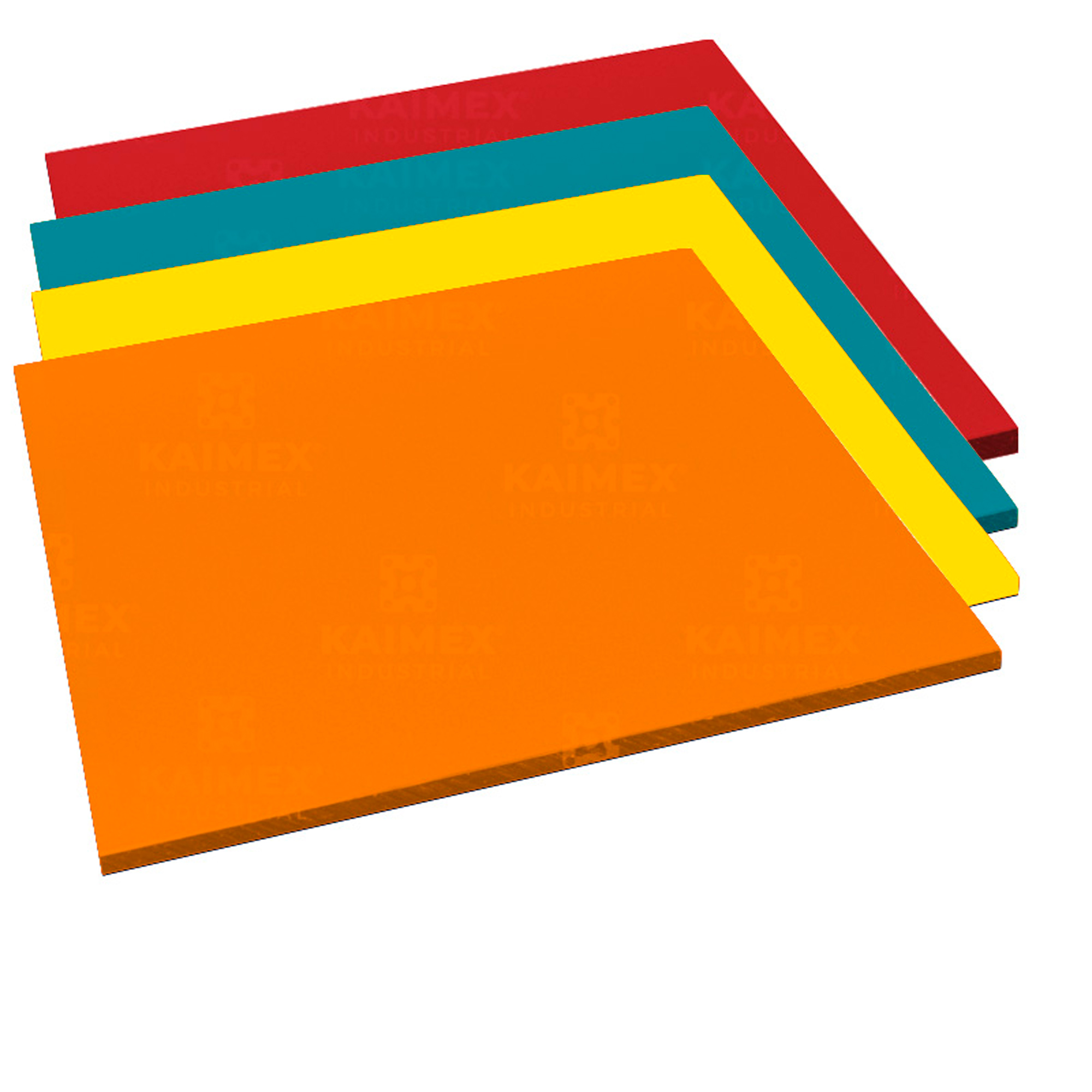 Hoja plastico PVC de color 3mm