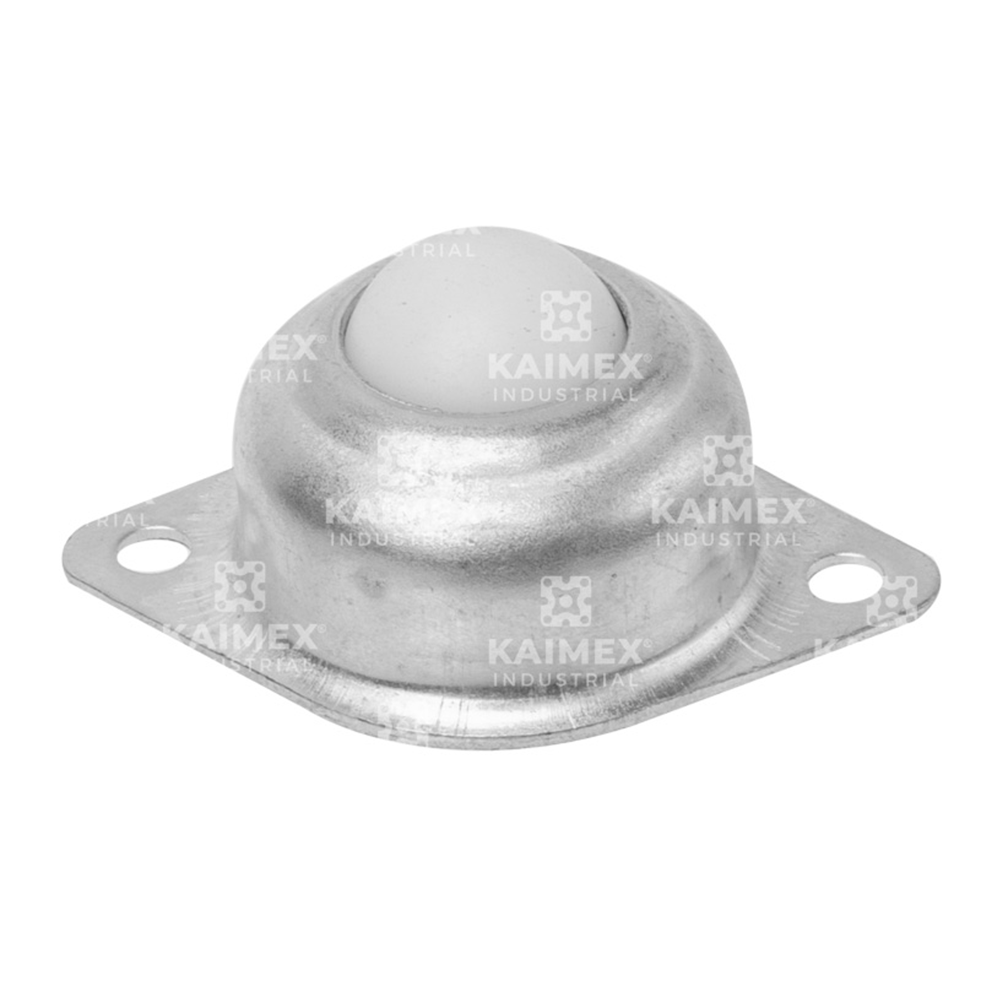 Rodillo esferico chico nylamid c/dos orificios